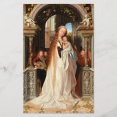 VIRGIN MET KIND, MUSISCHE ANGELS CHRISTMAS BRIEFPAPIER (Voorkant)