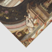 VIRGIN MET KIND, MUSISCHE ANGELS CHRISTMAS TISSUEPAPIER (Detail)