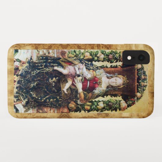 VIRGIN MET KIND, perkament Case-Mate iPhone Case (Achterkant (horizontaal))