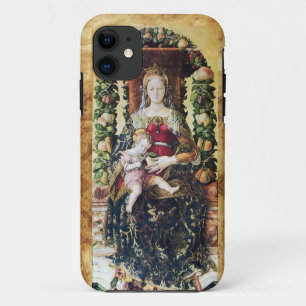VIRGIN MET KIND, perkament iPhone 11 Hoesje
