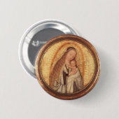 VIRGIN MET KIND RONDE BUTTON 5,7 CM (Voorkant /achterkant)