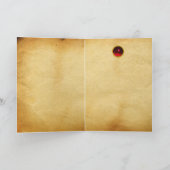 VIRGIN MET KIND, Rood Ruby Feestdagen Kaart (Binnen)