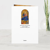 VIRGIN MET KIND, SAINTS Fra Angelico, Kerstmis Feestdagen Kaart (Achterkant)