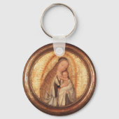 VIRGIN MET KIND SLEUTELHANGER (Voorkant)