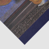 VIRGIN MET KINDERANGELS EN ZACHT Kerstmis Tissuepapier (Detail)