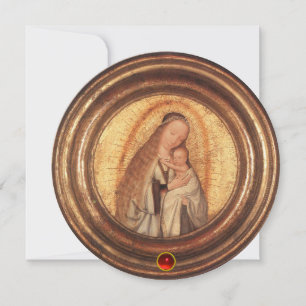 VIRGIN MET KINDERDAAD Red Ruby Kaart