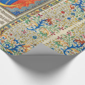 VIRGIN MET KINDEREN EN ANGELS Antiek VLOEISTOF Cadeaupapier (Hoek)