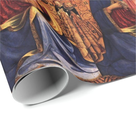 VIRGIN MET KINDEREN EN MET Kerstmis Cadeaupapier (Rol Hoek)