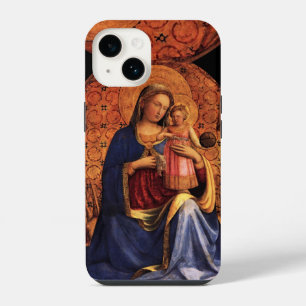 VIRGIN MET KINDEREN EN ZINTEN, blauw zwart iPhone 14 Hoesje
