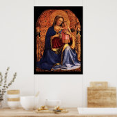 VIRGIN MET KINDEREN EN ZUITEN VAN Beato Angelico Poster (Keuken)