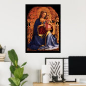 VIRGIN MET KINDEREN EN ZUITEN VAN Beato Angelico Poster (Thuiskantoor)