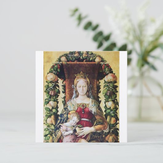 VIRGIN MET KINDEREN KAART (Staand voorkant)