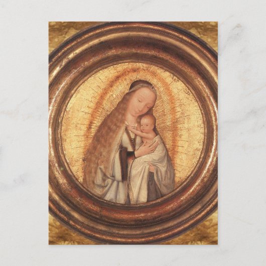 VIRGIN MET KINDERGEDEELTE BRIEFKAART (Voorkant)