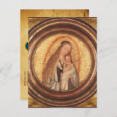 VIRGIN MET KINDERGEDEELTE BRIEFKAART (Voorkant / Achterkant)