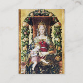 VIRGIN MET KINDERGEDEELTE VISITEKAARTJE (Achterkant)