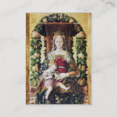 VIRGIN MET KINDERGEDEELTE VISITEKAARTJE (Achterkant)