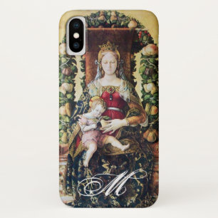 VIRGIN MET KINDERMonogram iPhone X Hoesje