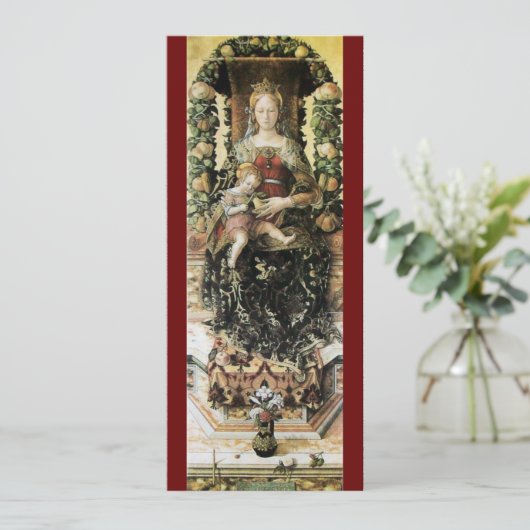 VIRGIN MET KINDERrood Kaart (Staand voorkant)