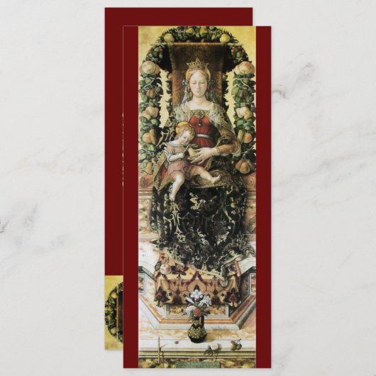 VIRGIN MET KINDERrood Kaart (Voorkant / Achterkant)