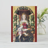 VIRGIN MET KINDERrood Kaart (Staand voorkant)