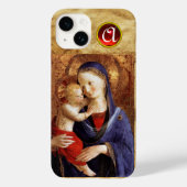 VIRGIN MET KINDERrood Ruby Monogram Case-Mate iPhone Case (Achterkant)