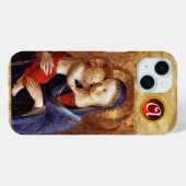 VIRGIN MET KINDERrood Ruby Monogram Case-Mate iPhone Case (Achterkant (horizontaal))