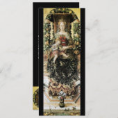 VIRGIN MET KINDERzwart goud Kaart (Voorkant / Achterkant)