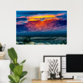 Virgin Mountains zonsondergang Poster (Thuiskantoor)