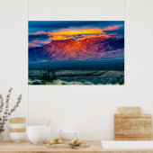 Virgin Mountains zonsondergang Poster (Keuken)