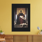 Virgin of Consolation – William Adolphe Bouguereau Canvas Afdruk (Insitu (Woonkamer))