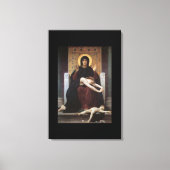 Virgin of Consolation – William Adolphe Bouguereau Canvas Afdruk (Voorkant)