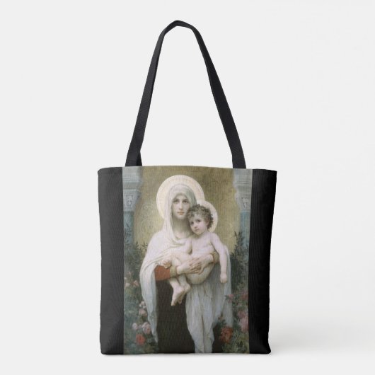 Virgin of Consolation William Adolphe Bouguereau Tote Bag (Achterkant)