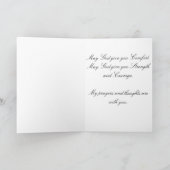 Virgin of Guadalupe Sympathy Condolences Kaart (Binnen)