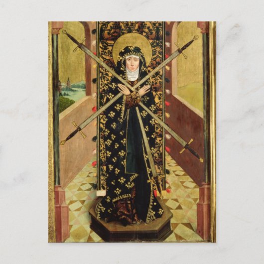 Virgin of Seven Sorrows from the Dome Altar, 1499 Briefkaart (Voorkant)