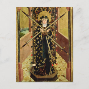 Virgin of Seven Sorrows from the Dome Altar, 1499 Briefkaart