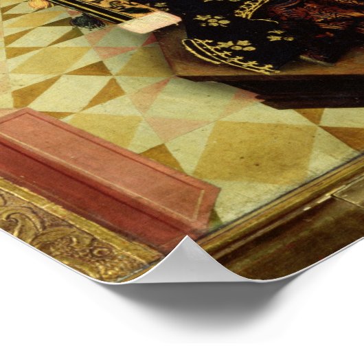 Virgin of Seven Sorrows uit de Dome Altar, 1499 Poster (Hoek)