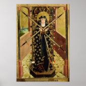 Virgin of Seven Sorrows uit de Dome Altar, 1499 Poster (Voorkant)