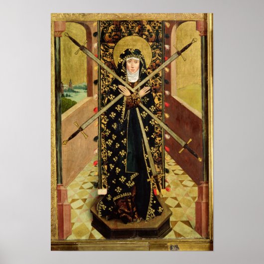 Virgin of Seven Sorrows uit de Dome Altar, 1499 Poster (Voorkant)