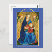 "Virgin of the Pomegranate" Fra Angelico Briefkaart (Voorkant / Achterkant)