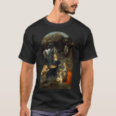 Virgin of the Rocks by Leonardo da Vinci T-shirt (Voorkant)