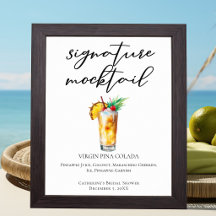 Virgin Piña Colada Beach Signature Mocktail