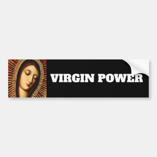 VIRGIN POWER BUMPERSTICKER