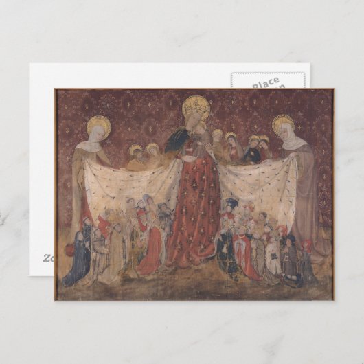 Virgin Protector, c.1417 Briefkaart (Voorkant / Achterkant)