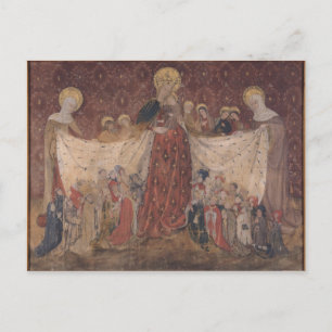 Virgin Protector, c.1417 Briefkaart