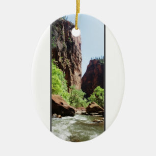 Virgin River bij Zion Nat'l Park Keramisch Ornament
