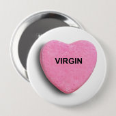 VIRGIN RONDE BUTTON 4,0 CM (Voorkant /achterkant)
