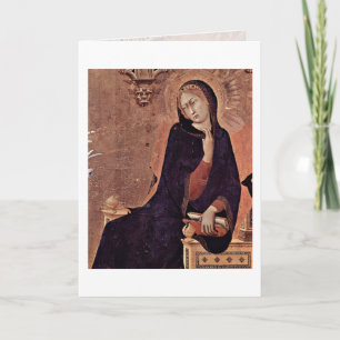 Virgin van de Aankondiging door Simone Martini