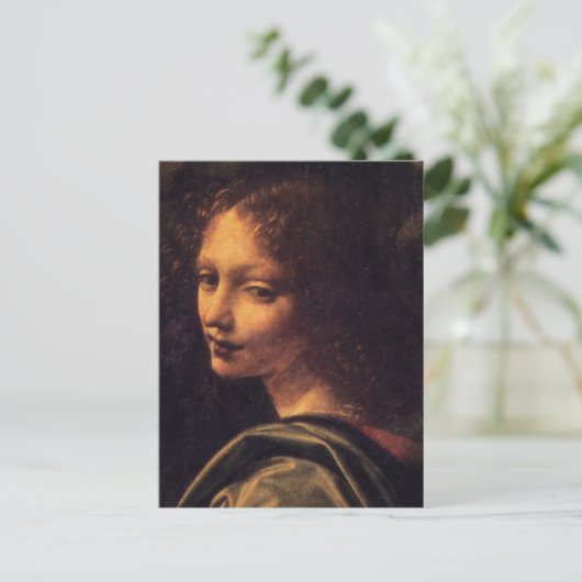 Virgin van de Rocks - Angel Briefkaart (Staand voorkant)