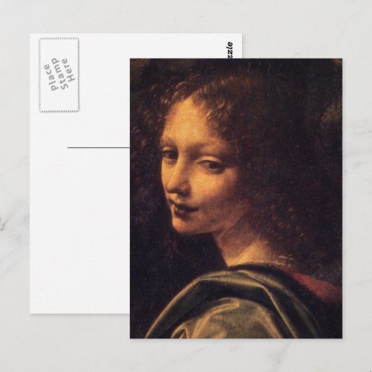 Virgin van de Rocks - Angel Briefkaart (Voorkant / Achterkant)