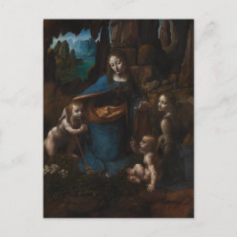 Virgin van de Rocks door Leonardo da Vinci Briefkaart